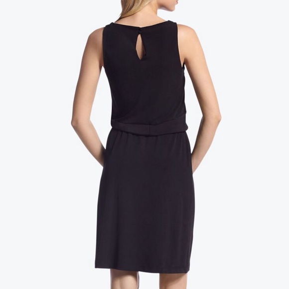 White House Black Market Sparkle Neck Sleeveless Dress, Sz Small - Picture 2 of 9